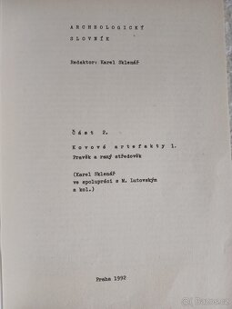 Archeologické slovníky (2 kusy) - 19
