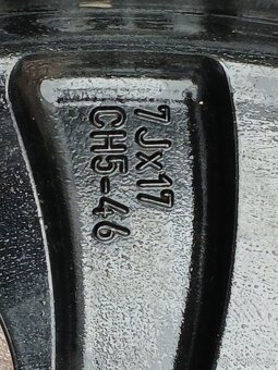 Zimní orig alu Citroën Spacetourer 215/60/17 vzorek 8,5mm - 19