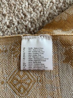 Velký dámský šátek se vzorem - akryl - 19