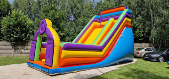 Nafukovací překážková dráha koule BigBallers Wipeout skákací - 19