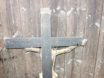 Starý Kristus dřevěný , super model - 19