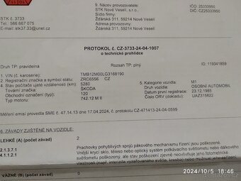 Škoda 120L, rok výroby 1985, 1. majitel, garážovaná - 19