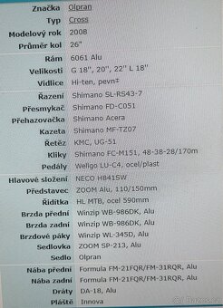 Pánské trekingové kolo Olpran Shark - 19