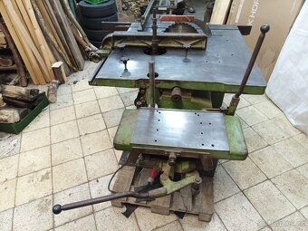 Trojkombinace BAUERLE  – litinová pila / frézka / dlabačka - 19