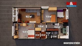 Prodej bytu 4+1, 83 m²,Skalka, Ústí nad Labem, - 19