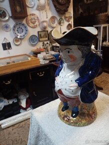 Starožitný keramický glazurovaný džbán - 19