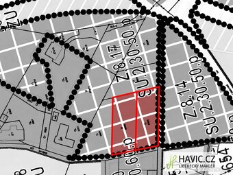 Prodej stavebních pozemků, 950 m2 a 1.022 m2, Liberec XX-Ost - 19