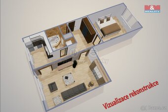 Prodej bytu 2+1, 60 m², Chodov, ul. Jiráskova - 19