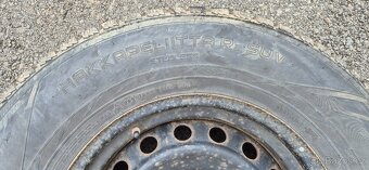 Plechové kola Toyota FJ Cruiser zimní 265/70r17 Nokian TPMS - 19