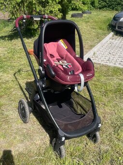 Maxi-Cosi trojkombinace – limitovaná edice 2019 Bordó - 19