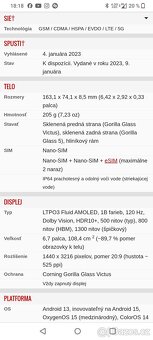 Oneplus 11..  16gb+4gb/256gb..  Čierna metalíza. - 19