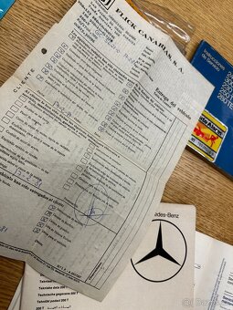 1981 Mercedes-Benz T 200 (7míst) Servisní kniha, data karta - 19