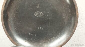 Velké dvouplášťové kapesní hodinky Régulatéur s retezem - 19