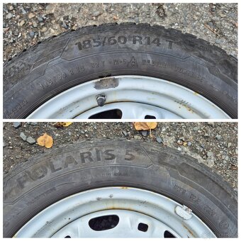 Plechové disky Škoda Fabia 5x100 6x14 ET43 185/60r14 Barum - 19