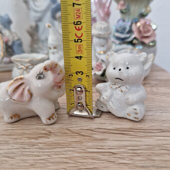 Porcelánové sošky a vázičky mix - 19