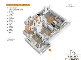 Prodej bytu 3+kk, Praha Hloubětín - 19