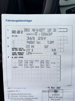 Volkswagen Passat, 2.0TDI 103KW Automat serviska Ojeté, 9/20 - 19