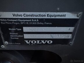 Pásový bagr Minibagr Volvo ECR35D r.v. 2017  Nové pásy - 19