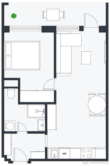 Pronájem bytu 2+kk 47 m² Žernovská, Praha 10 - Strašnice - 19