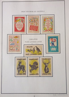 Album zápalkových nálepek 1945 - 1958 č.2 - 19