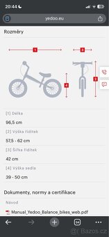 Dětské odrážedlo YEDOO TOOTOO XL - 19