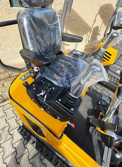 Minibagr 1,6t – Laidong 16kW, joysticky, hodně příslušenství - 19