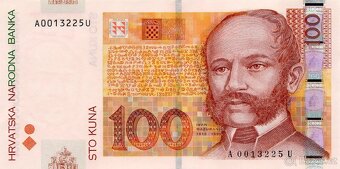 Bankovky 5 - 1000 kun a 1 - 50 000 dinárů Chorvatsko - 19