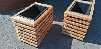 Dekorativní vyvýšené modřínové záhony - 19