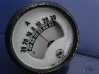 ZETOR 25 - Super 50 Tlakoměr 0-16kg/cm2 + ampermetr +/-30A - 19