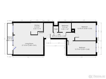 Pronájem bytu 3+kk, Libkovská, Hostivař, 22 900 Kč/měs, 70 m - 19