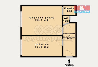 Prodej bytu 2+kk, 45 m², Praha, ul. V Horní Stromce - 19
