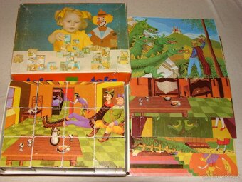 Retro kostky TOFA Abeceda Chemoplast,Tatra stavebnice Seva A - 19