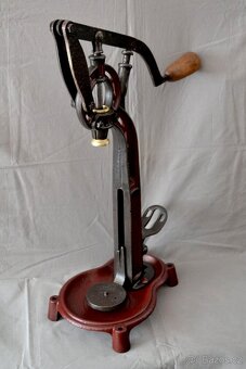 Velmi stará francouzska špuntovačka láhví, 70cm - 19