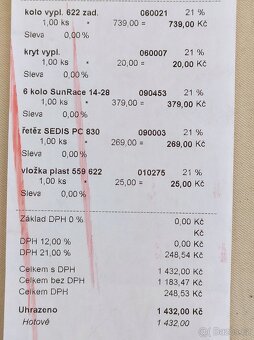 kolo zadní nové 28 viz foto 1100 Kč - 19