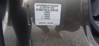 5008 7 míst 1.5 HDI 96 kw r.2020 1.maj CZ DPH spotř 3.9 l - 19