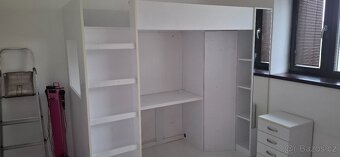 Postel Palanda Patrová postel Psací Stůl Skříň - 19