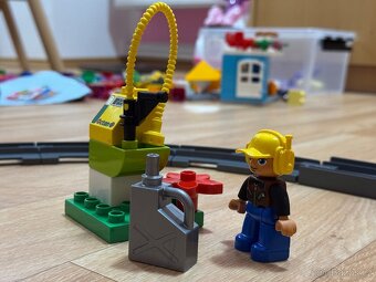 LEGO DUPLO 10508 - nákladní vlek DELUXE kompletní TOP STAV - 19