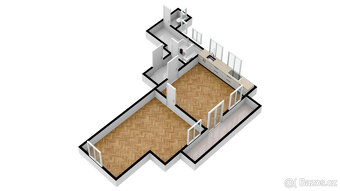 Pronájem krásného bytu 2+KK/B, 50 m2, Praha 4 - Podolí, Prav - 19