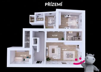 Prodej činžovního domu, užitná plocha 846 m², na pozemku 710 - 19