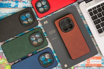 Pouzdro s koženkovými zády pro Xiaomi, Redmi a Poco - 19