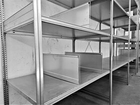 Koše pletivove, gitterbox kovový kôš 120x80x220cm.+Polička 3 - 19