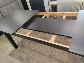 Ikea STORNÄS dřevěný rozkládací stůl hnědočerný - 19