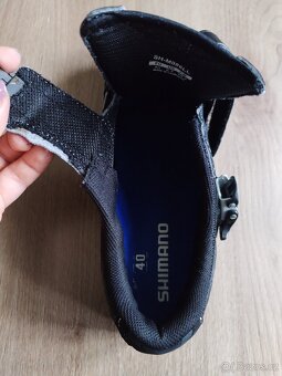 Cyklo speciály kožené boty Shimano vel 40 s kufry - 19