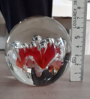 Retro sklenené težítka 2Ks - 19