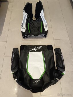 Alpinestars Motegi V2-Pánská kožená moto kombinéza, dvoudíl - 19
