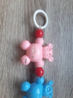 Retro řetěz na kočárek a chrastítko - 19