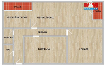 Pronájem bytu 2+kk, 64 m², Plzeň, ul. Plaská - 19