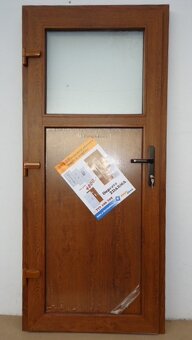 Dveře vchodové ořech. zlatý dub, antracit, mahagon, bílé . - 19