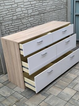 Prodám manželskou postel + Matrací Dormeo + Komodu - 19