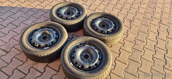 Plechové disky Škoda Fabia 2 5x100 6x15 ET43 195/55r15 letní - 19